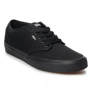 Vans Atwood Black Canvas Men's Skate Shoes - size 8 M